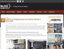 Tablet Screenshot of blog.habitec.com.br